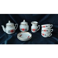 Чайный сервиз фарфор Рига 1970-75гг
