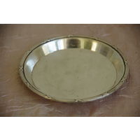 Ваза , тарелка с серебрением 13 см