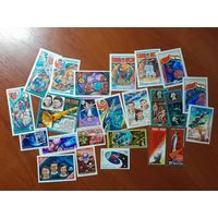 КОСМОС (24 чистые марки СССР)