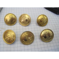 Пуговицы ВМФ с рубля!