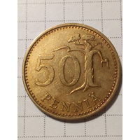 50 пенни Финляндия 1969 год