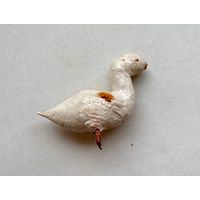 Елочная игрушка Гусь, вата