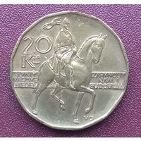 Чехия. 20 крон. 2002 год
