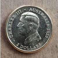 Австралия 2 доллара, 2025 г., 30-я годовщина - Флаг жителей островов Торресова пролива, UC# 2601