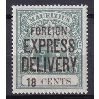 43.BrKM. Великобритания. Колонии. Маврикий. Герб. Надпечатка. Стандарт. 18C. 1904 г. Mi.#119.