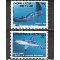 ФФ2 Новая Каледония 1981 Рыбы