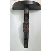 Старинная консоль,полка. Резьба Дерево.