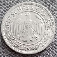 50 рейхспфеннигов 1935 D