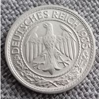 50 рейхспфеннигов 1935 D