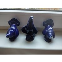 Статуэтки фарфоровые Глухарь. Одним лотом.