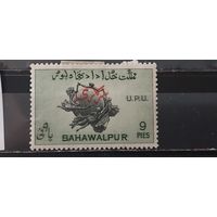 РАСПРОДАЖА ИНДИЯ. Бахавалпур. Надп. Чист*
