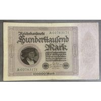 Банкнота 10000 марок 1923 год. Веймарская республика. С рубля без МЦ.