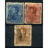 Венесуэла - 1882/86г. - Симон Боливар - 3 марки - гашёные. #4-W1-109-A-2