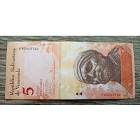 Werty71 Венесуэла 5 боливаров 2007  банкнота