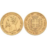 Италия САРДИНИЯ золото очень редкие 20 лир 1856 год В мон двор Генуя    6.42 грамма 900 пр СПЕШИТЕ ТРОЙСКАЯ УНЦИЯ УЖЕ ОКОЛО 5000 долларов