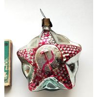 Ёлочная игрушка. Звезда. Серп и молот.