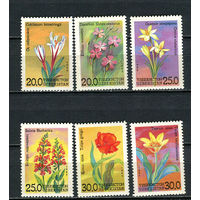 Узбекистан - 1993 - Цветы - [Mi. 35-40] - полная серия - 6 марок. MNH.  (Лот 50Jo)-T4P25