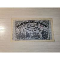 3 миллиона, 3.000.000 марок 1923 года, Германия.