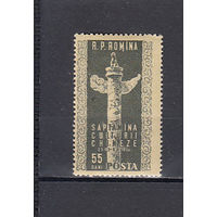 Румыния. 1954. 1 марка. Michel N 1490 (4,5 е)