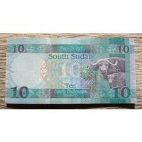 Werty71 Южный Судан 10 фунтов 2015 UNC банкнота