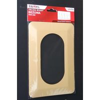 Защита стены под выключатели двойная бежевая, Польша, лот 50 штук!!! с 1 рубля