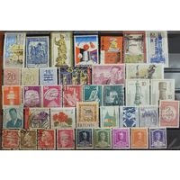 С 1 руб. Подборка марок мира. 38 шт разных