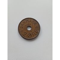 Дания 2 оре 1938 г.