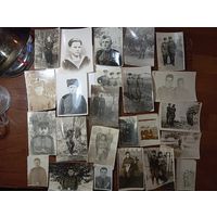 Фотографии военных СССР  115 шт. С рубля .