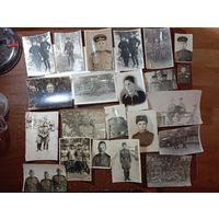 Фотографии военных СССР  115 шт. С рубля .