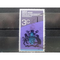 Новая Зеландия,1972. 100 лет районному Совету Уонгануи, герб