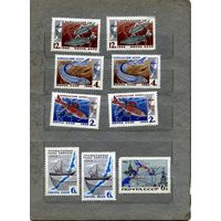 СССР, 1966, ПРОМЫСЛОВЫЕ **РЫБЫ БАЙКАЛА,  сборка  9м,  чистая**по 30 коп шт