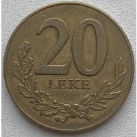 Албания 20 леков 1996 г.
