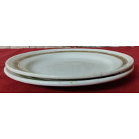 Тарелка-3 эпохи СССР. Будянский фаянсовый завод - Серп и Молот (Буды), 1957-1965 гг