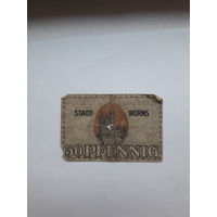 Нотгельд Германия 50  пф. 1919 Вормс