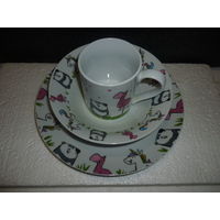 Набор детской посуды BAMBINI. Leonardo.Германия