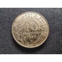 Франция, 10 сантимов 1990, KM# 929