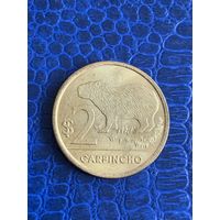 Уругвай 2 песо 2012 г