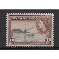 Ньясаленд 1953 **  марка из серии, (SG 173), Британские колонии
