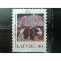 Латвия, 2002. Живопись. Mi-2.00 евро гаш.