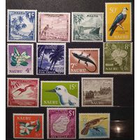 Британские колонии. Науру 1966 г. SG66-79 (14шт) MNH полная серия