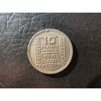 Франция.10 франков.1947. С 20 копеек. Распродажа коллекции. Смотрите другие лоты.