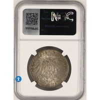 3 марки 1911 Бавария. Луитпольд NGC MS63