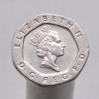 Великобритания 20 пенсов 1997