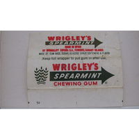 Обертка от жвачки Wrigleys spearmint, Испания