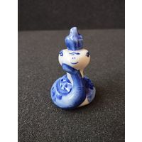 Статуэтка фарфоровая Змея Царевна, Гжель