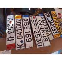 Номерные знаки авто