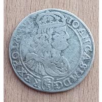 6 грошей шостак 1667 Ян II Казимир