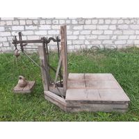 Весы старинные амбарные 100 кг
