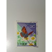 Япония 1975 год бабочка