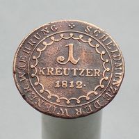 Австрия 1 крейцер 1812